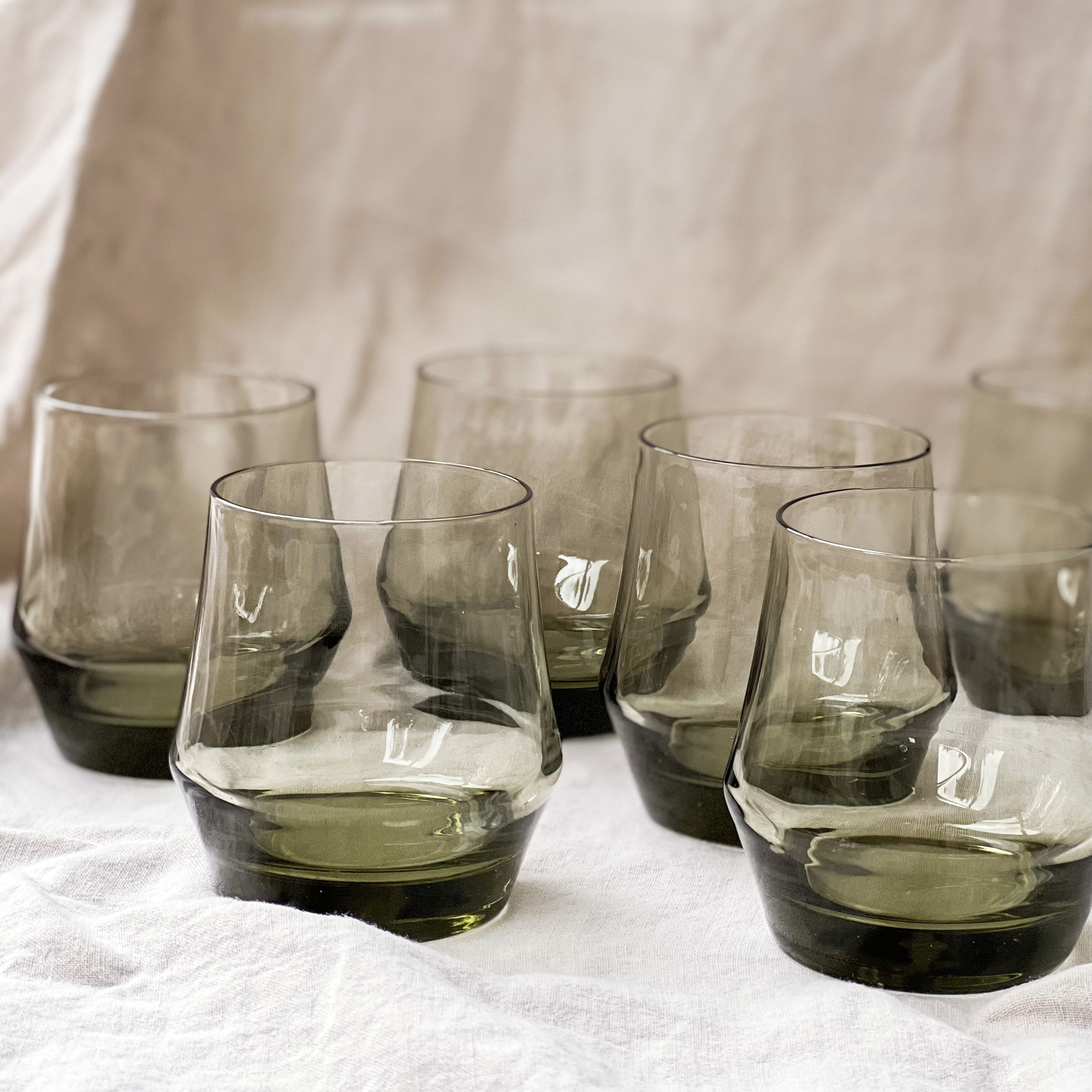 Olive Green Tumblers (6x)