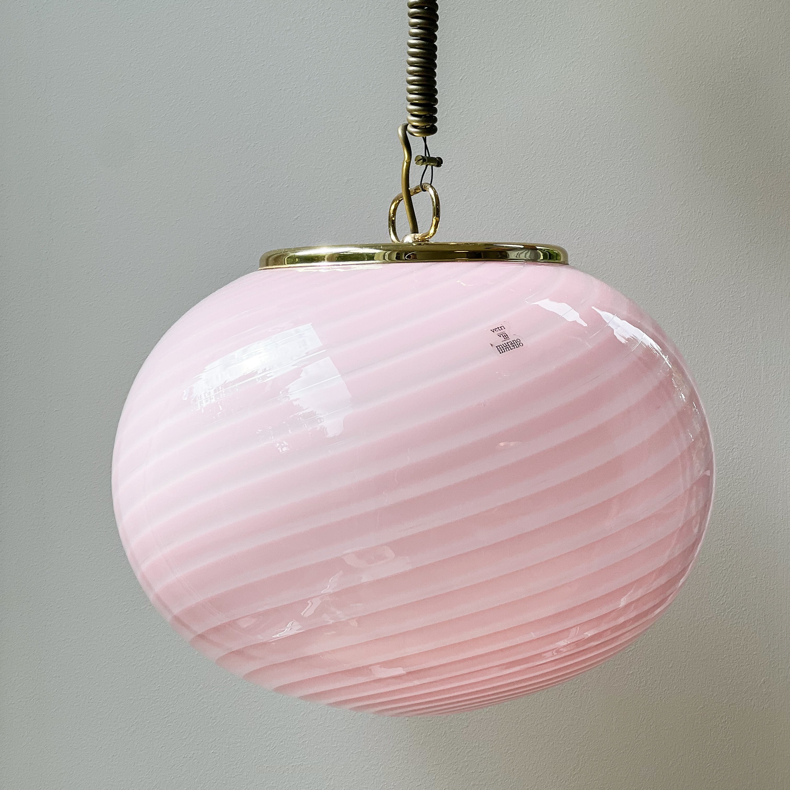 Pink Murano Ceiling Lamp