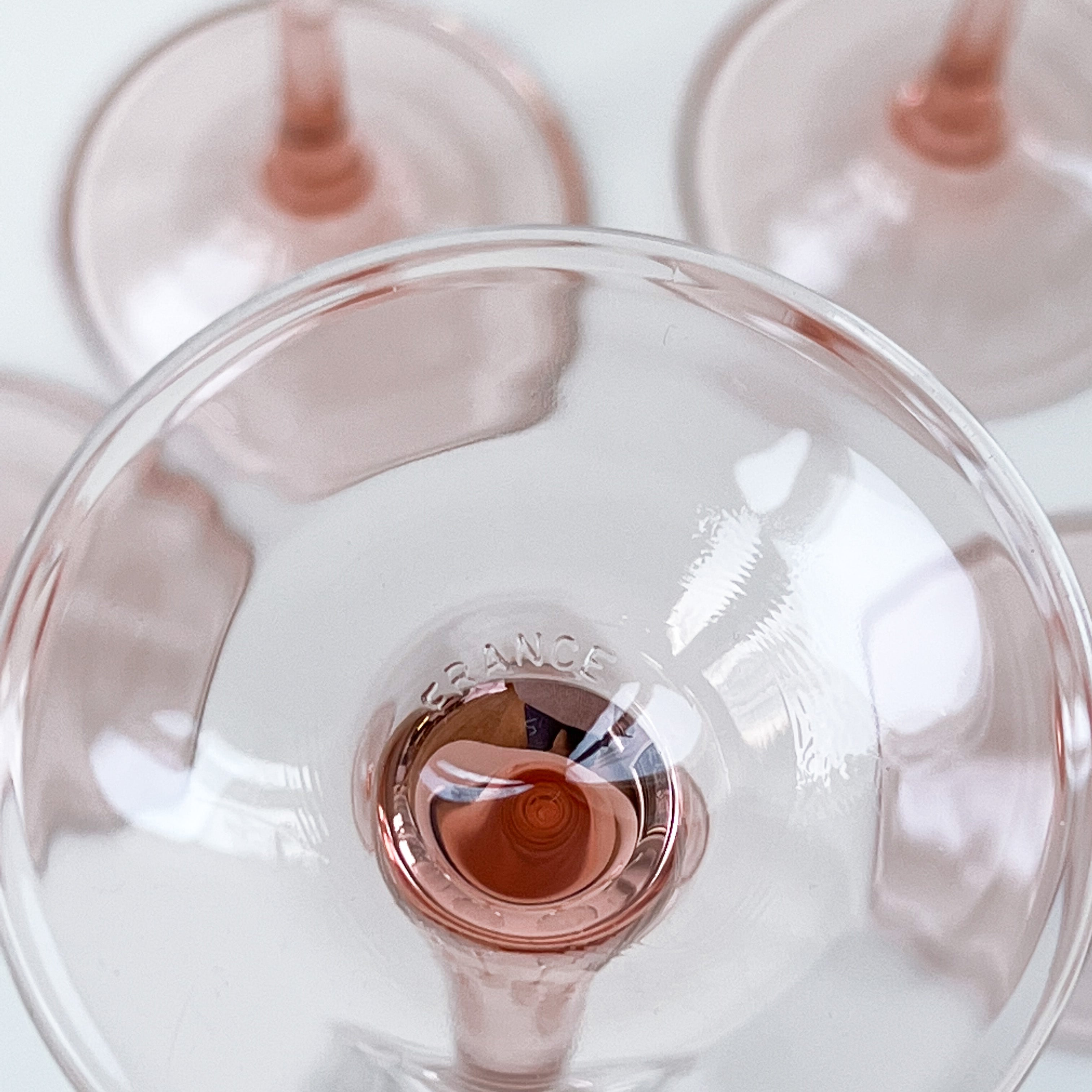 Rose Stem Champagne Flutes