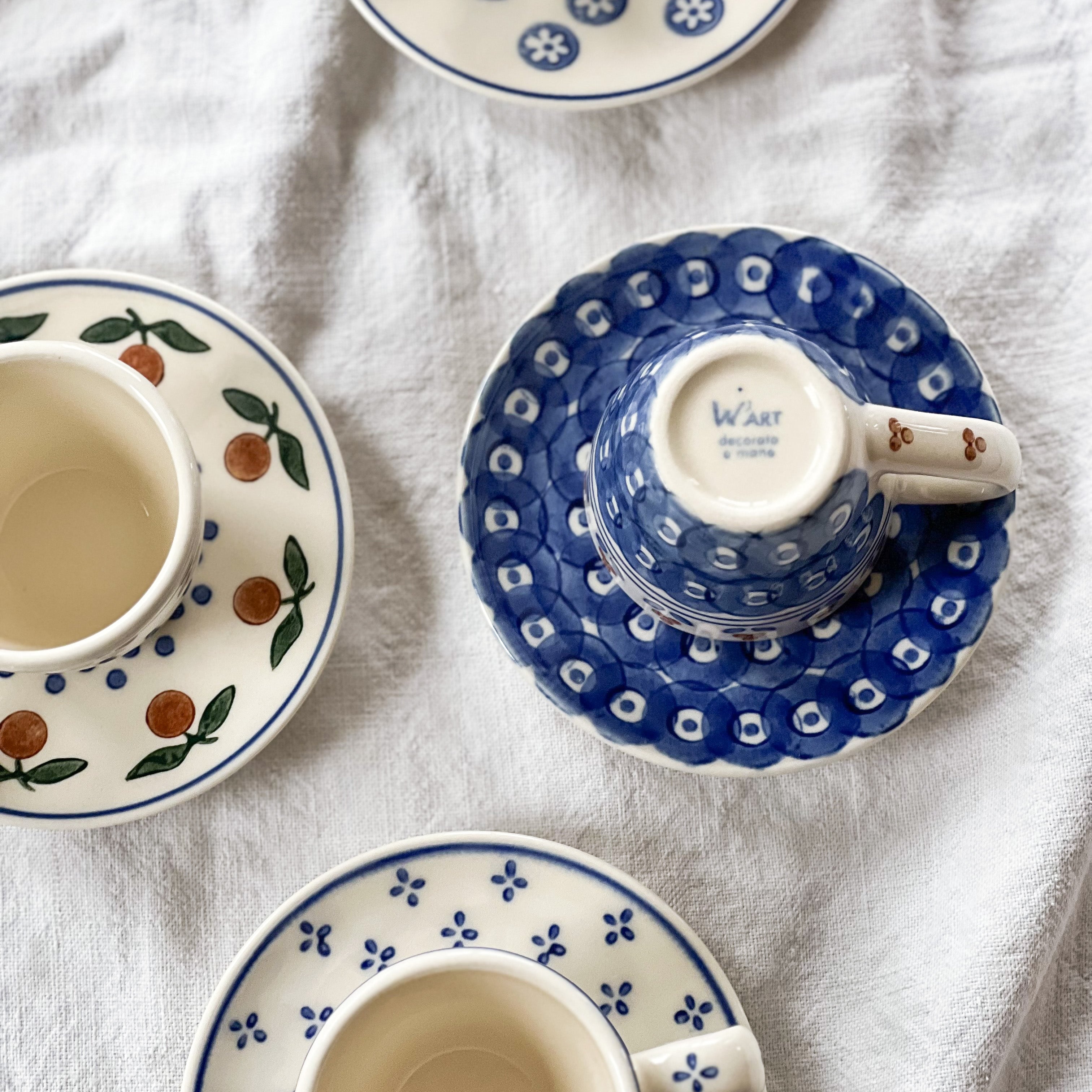 Hand-painted Espresso Set