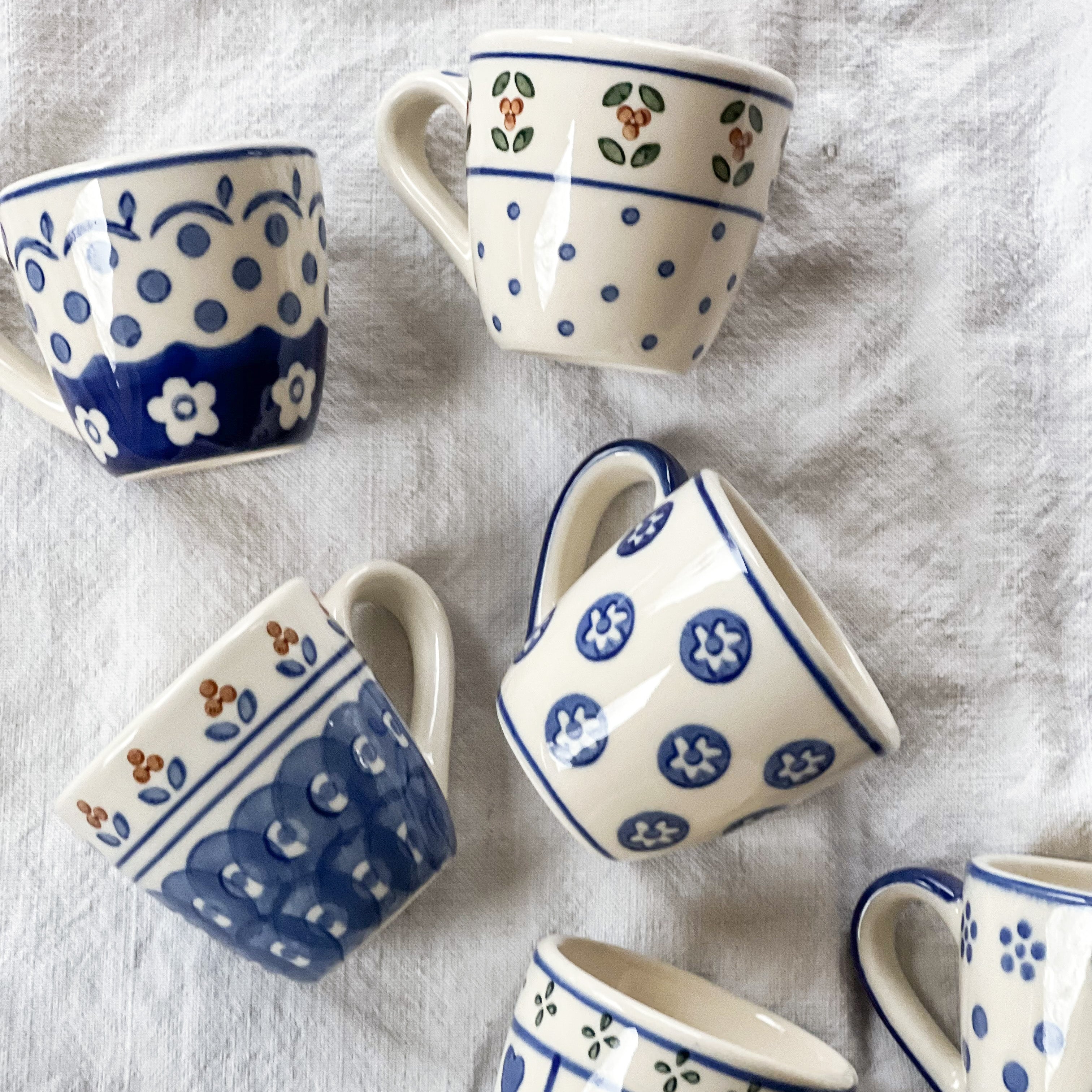 Hand-painted Espresso Set