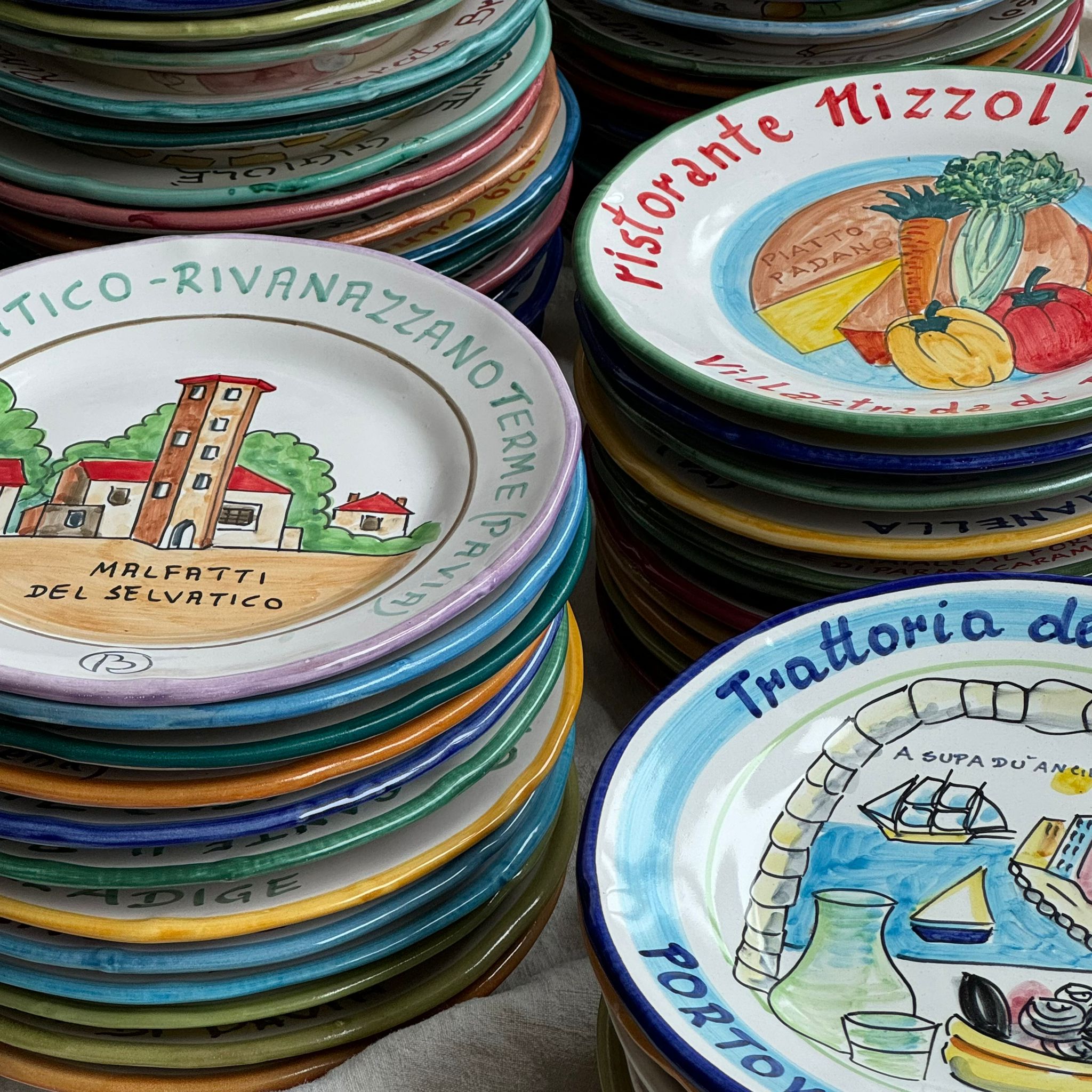 Vintage plates