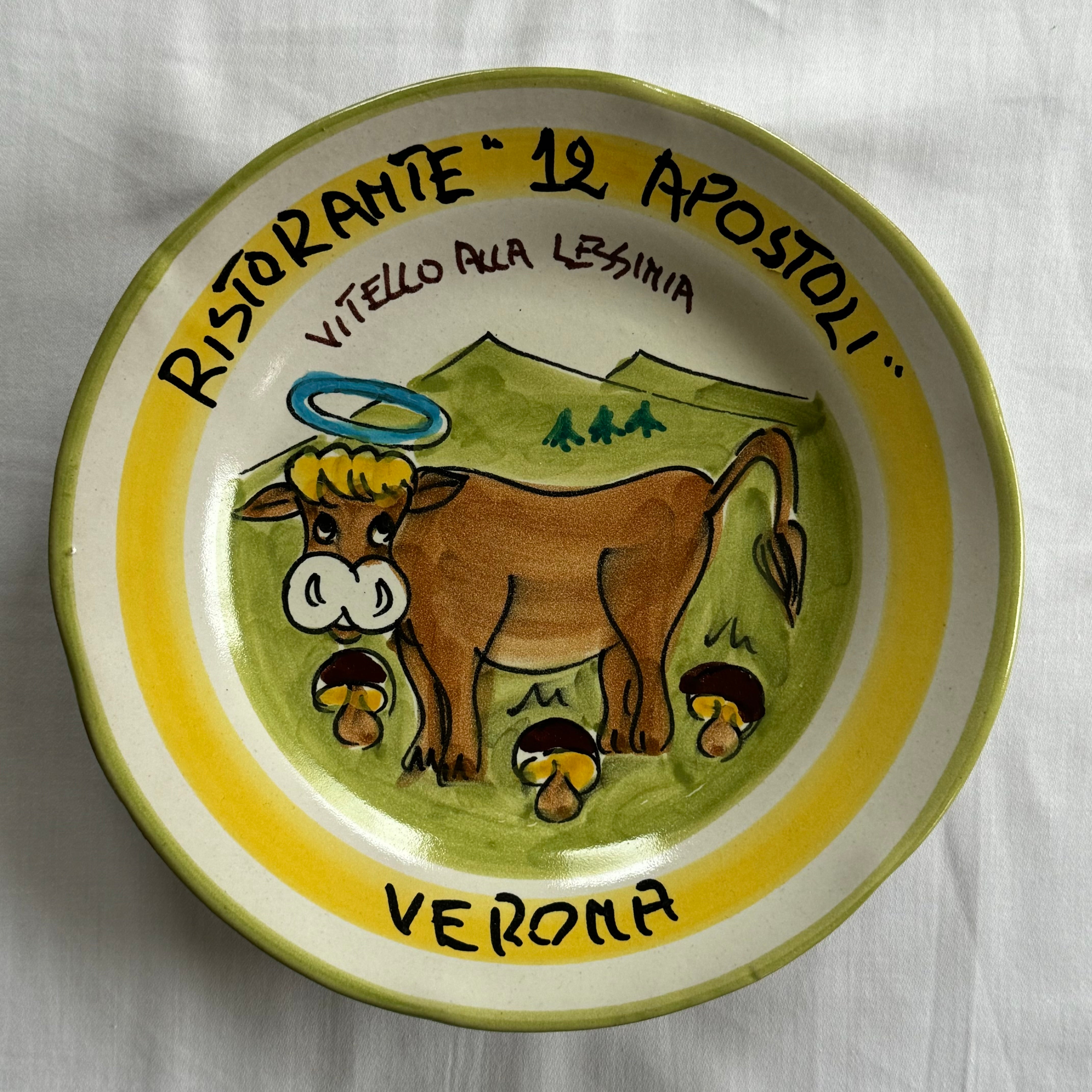 Buon Ricordo Blue and Yellow Cow Series