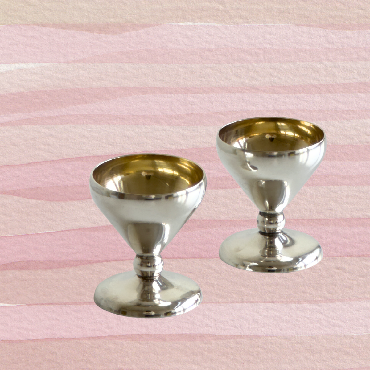 Silver-plated Egg Cups
