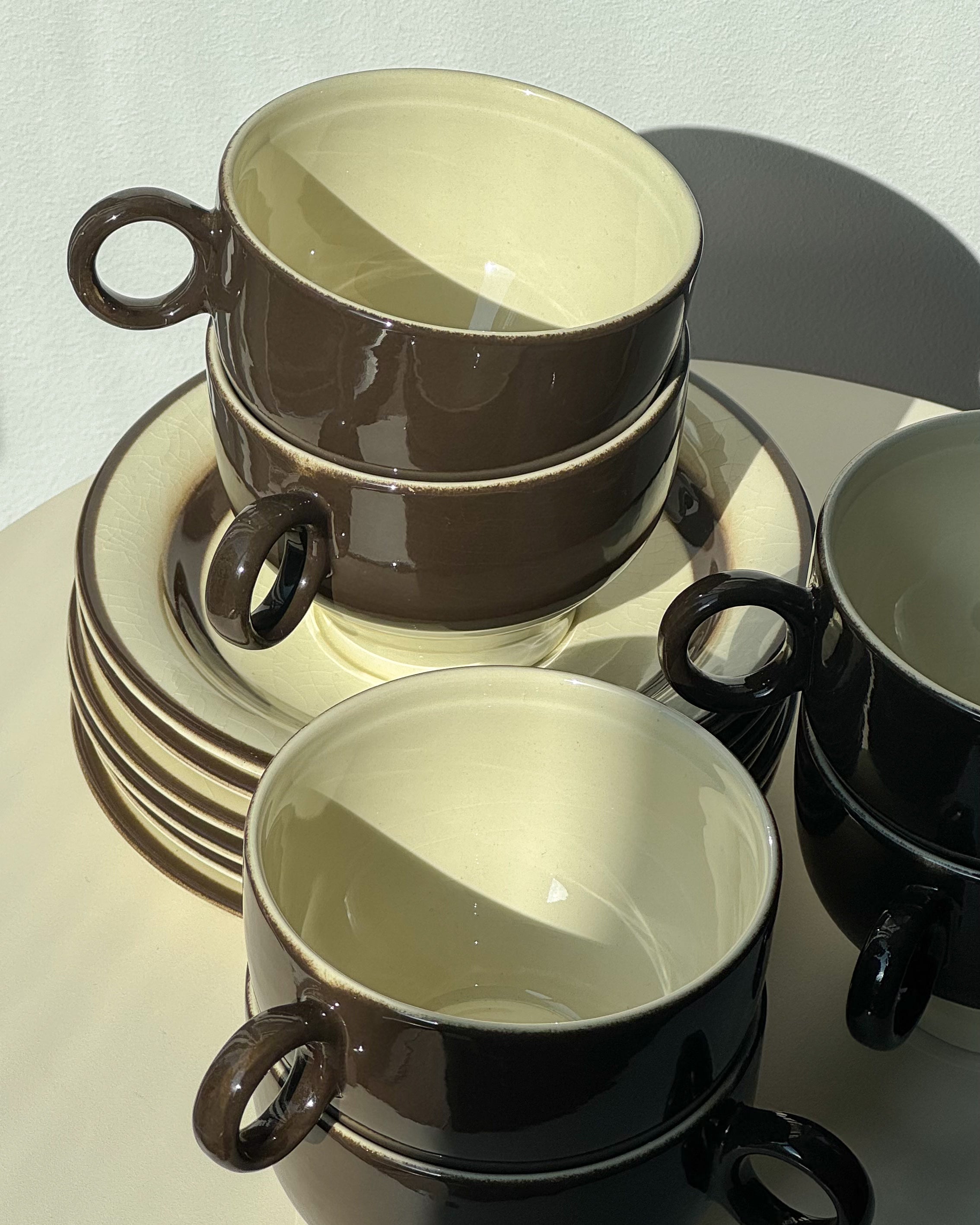 Pagnossin Stoneware Cappuccino Cups