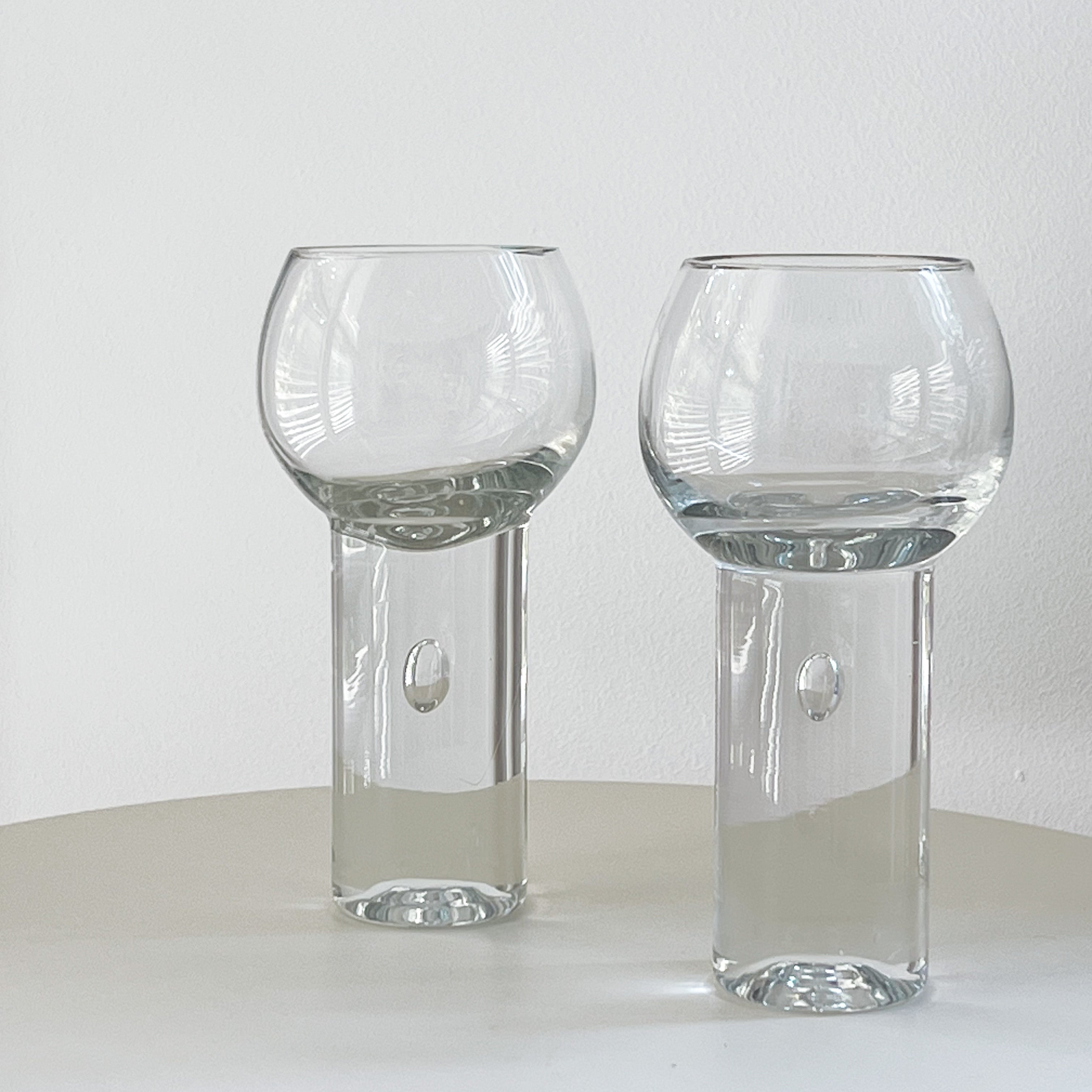 Tall Midcentury Bubble Glasses