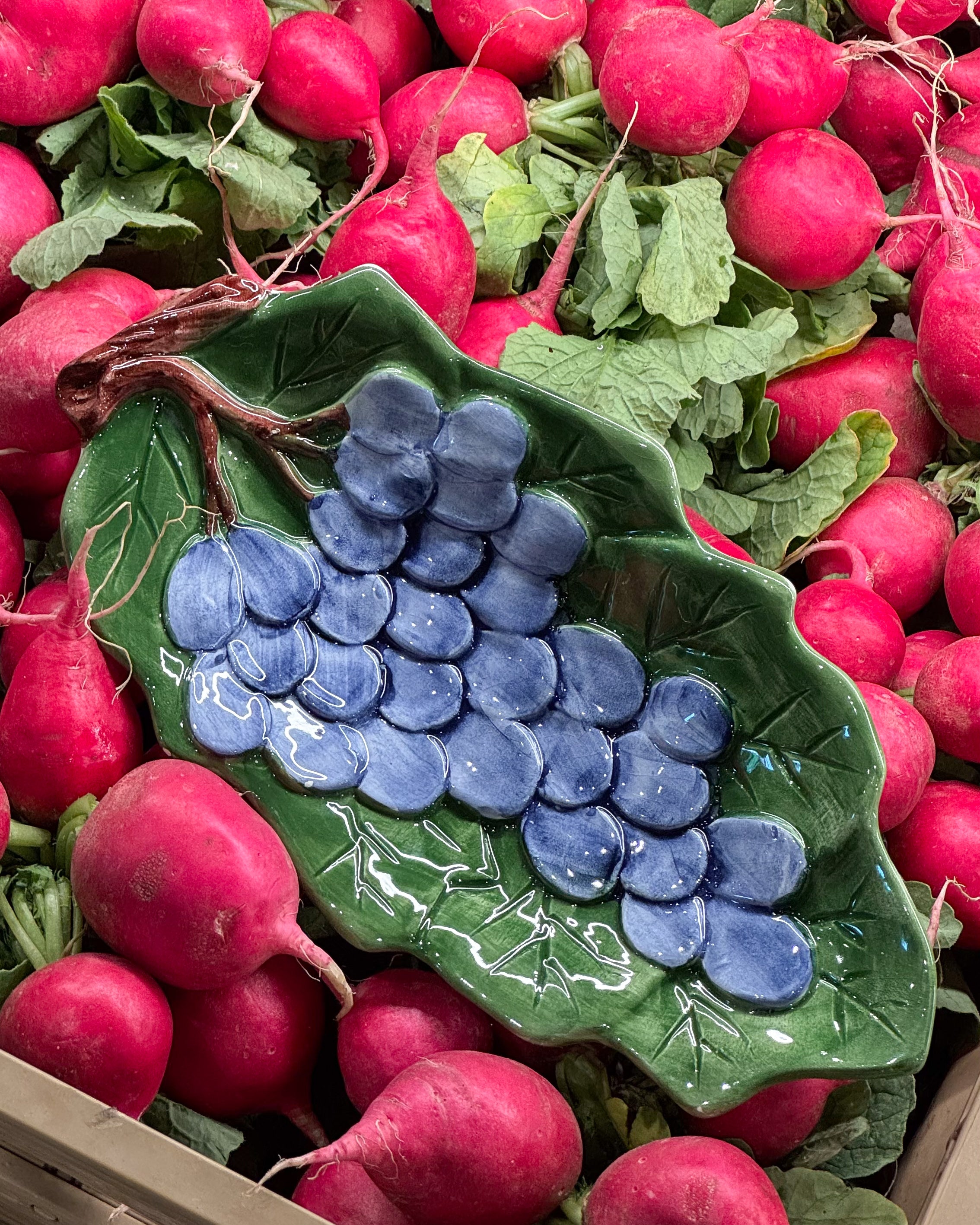 Handmade Grape Plate