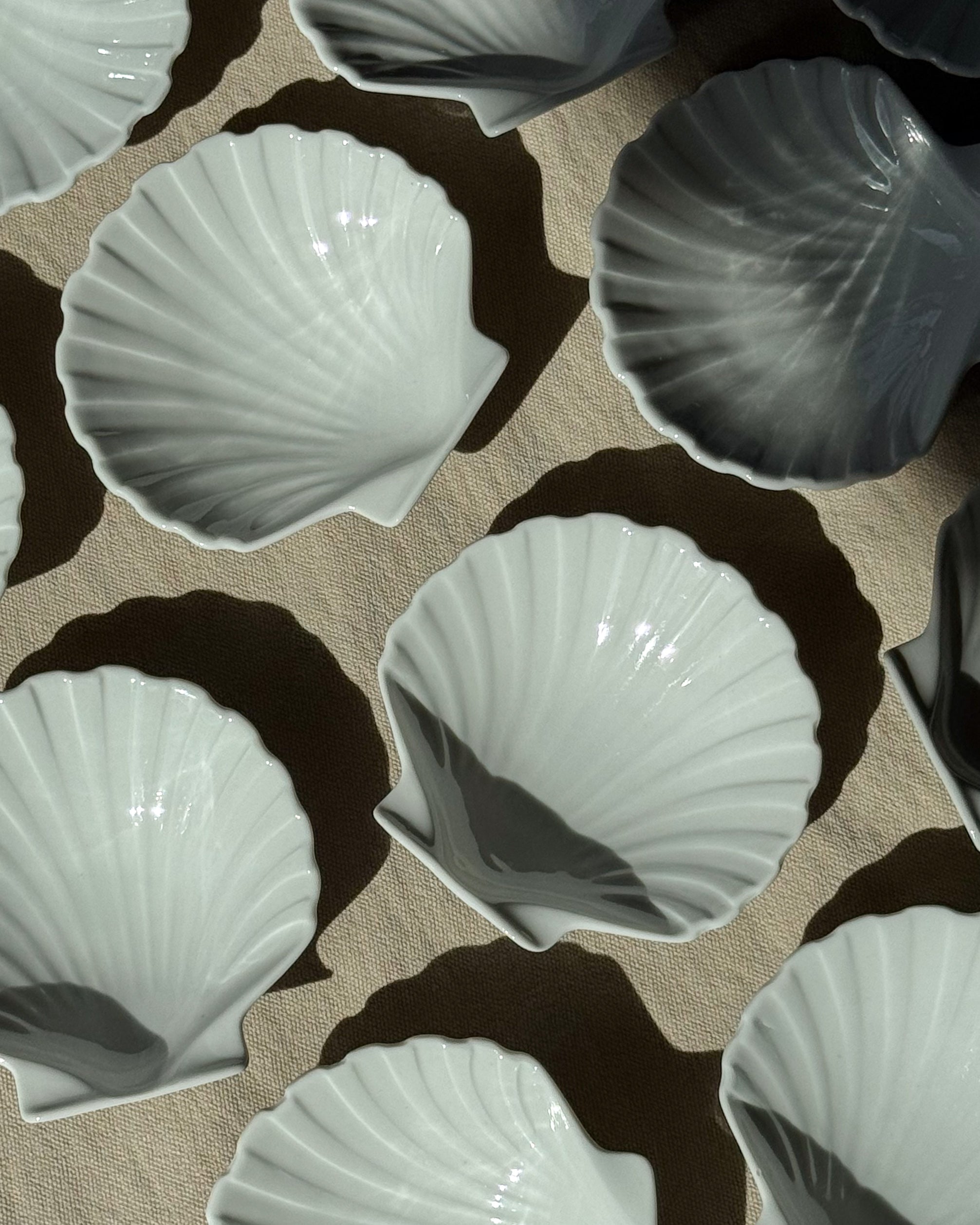 Porcelain Shell Plates
