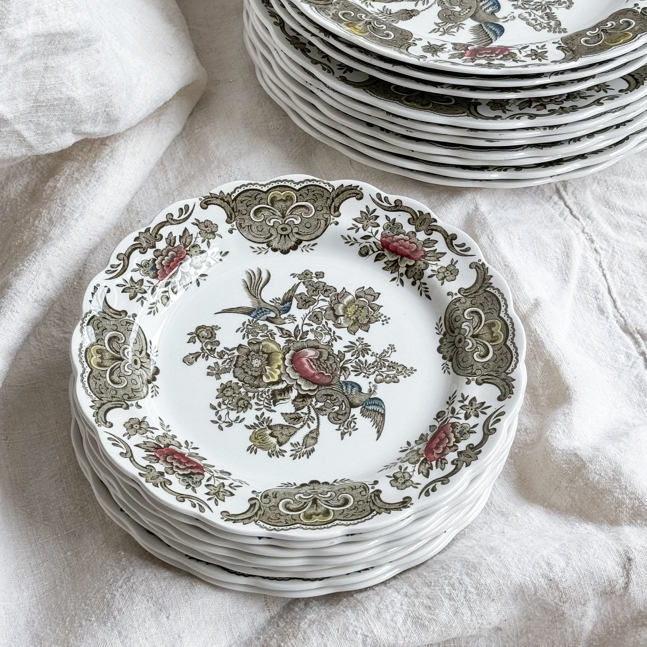 Ridgeway Floral Plates