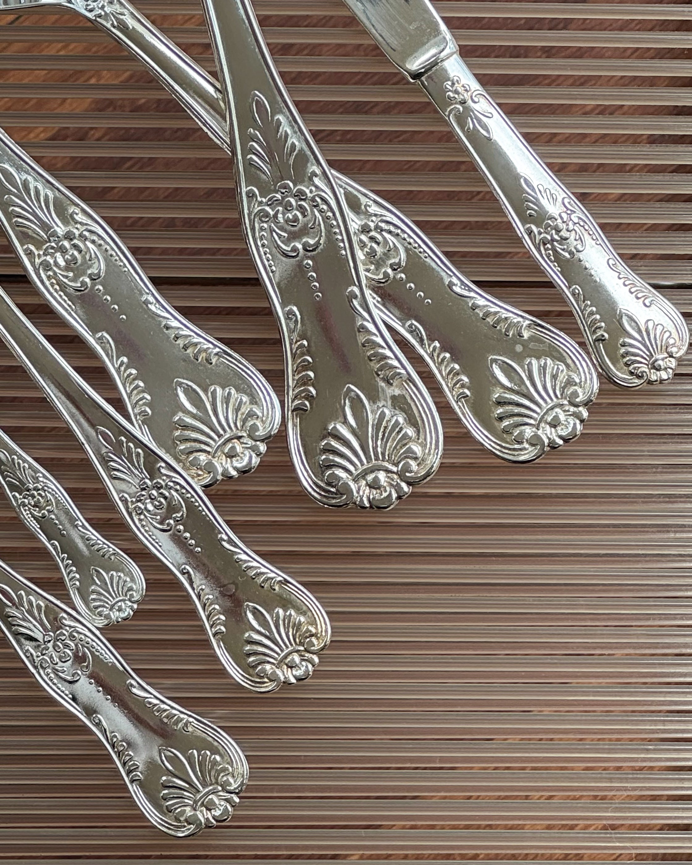 Silver-plated 'Fleur de Lis' Cutlery