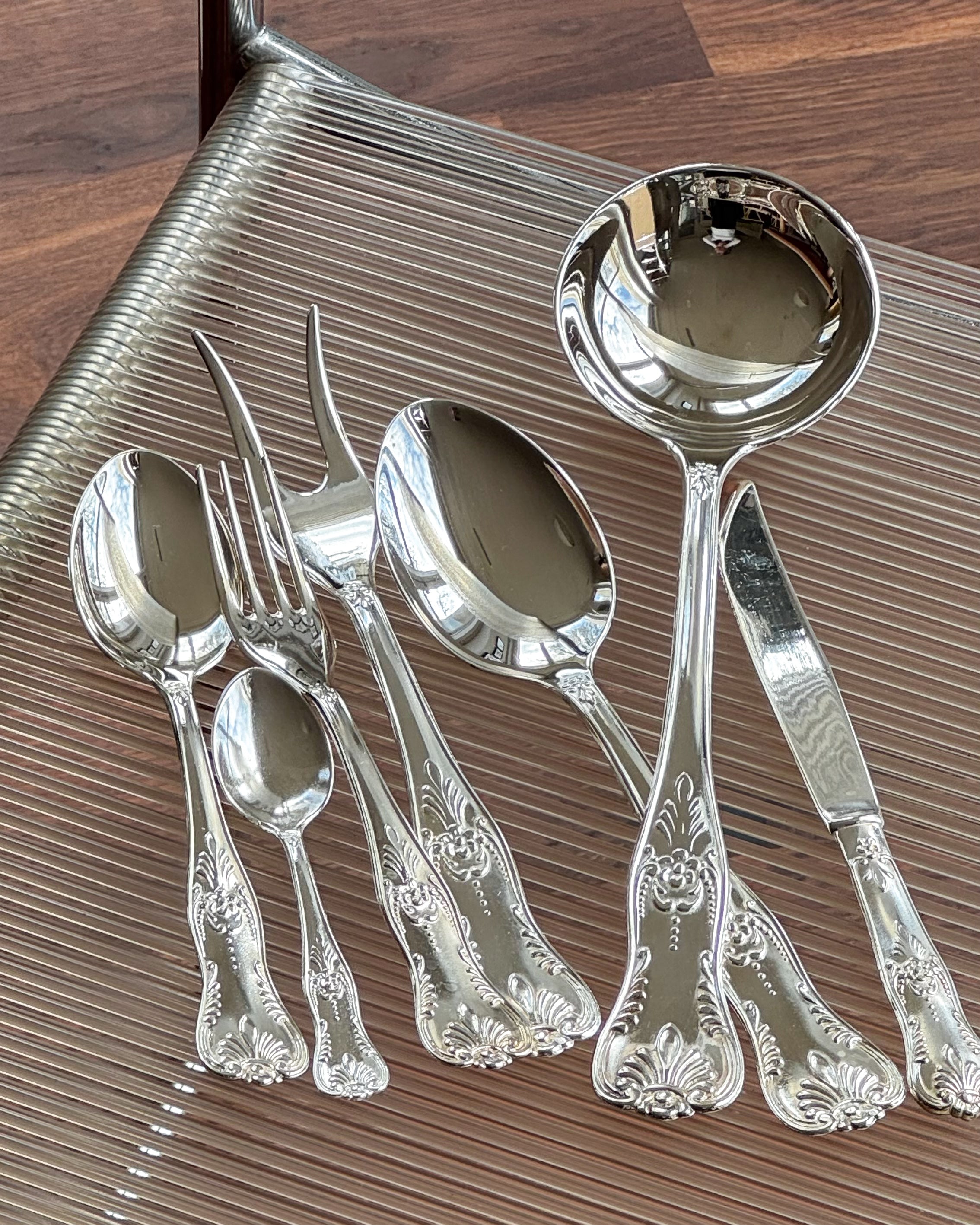 Silver-plated 'Fleur de Lis' Cutlery