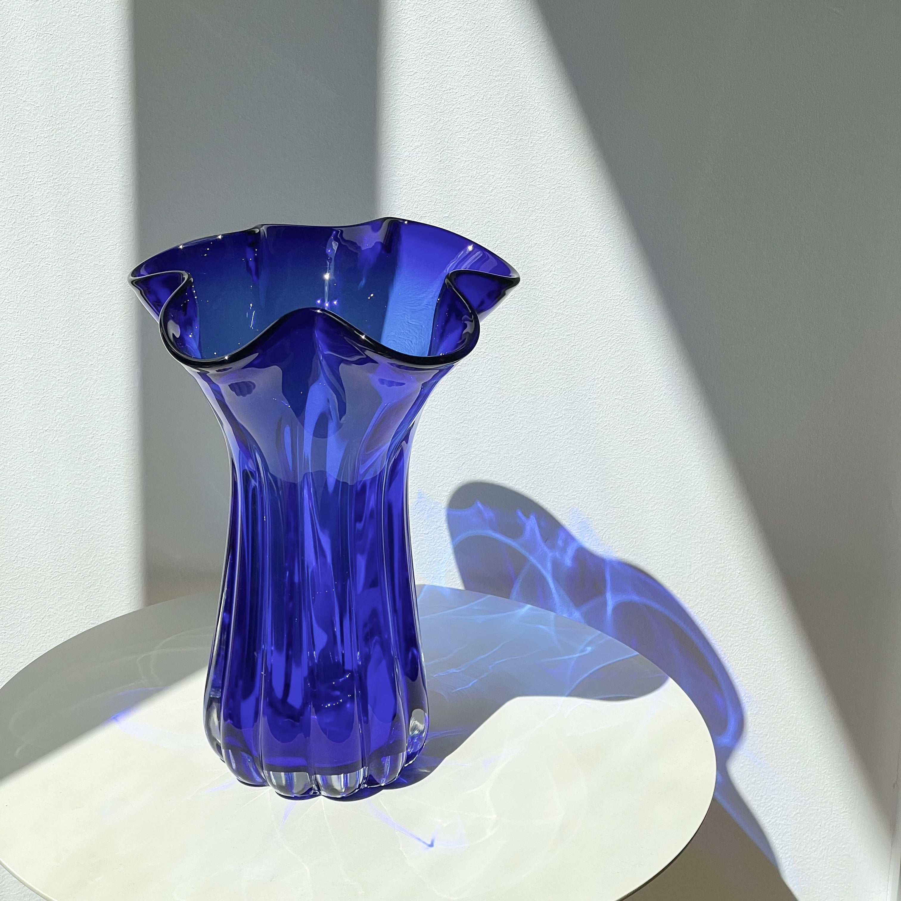 Blue Fazzoletto Vase