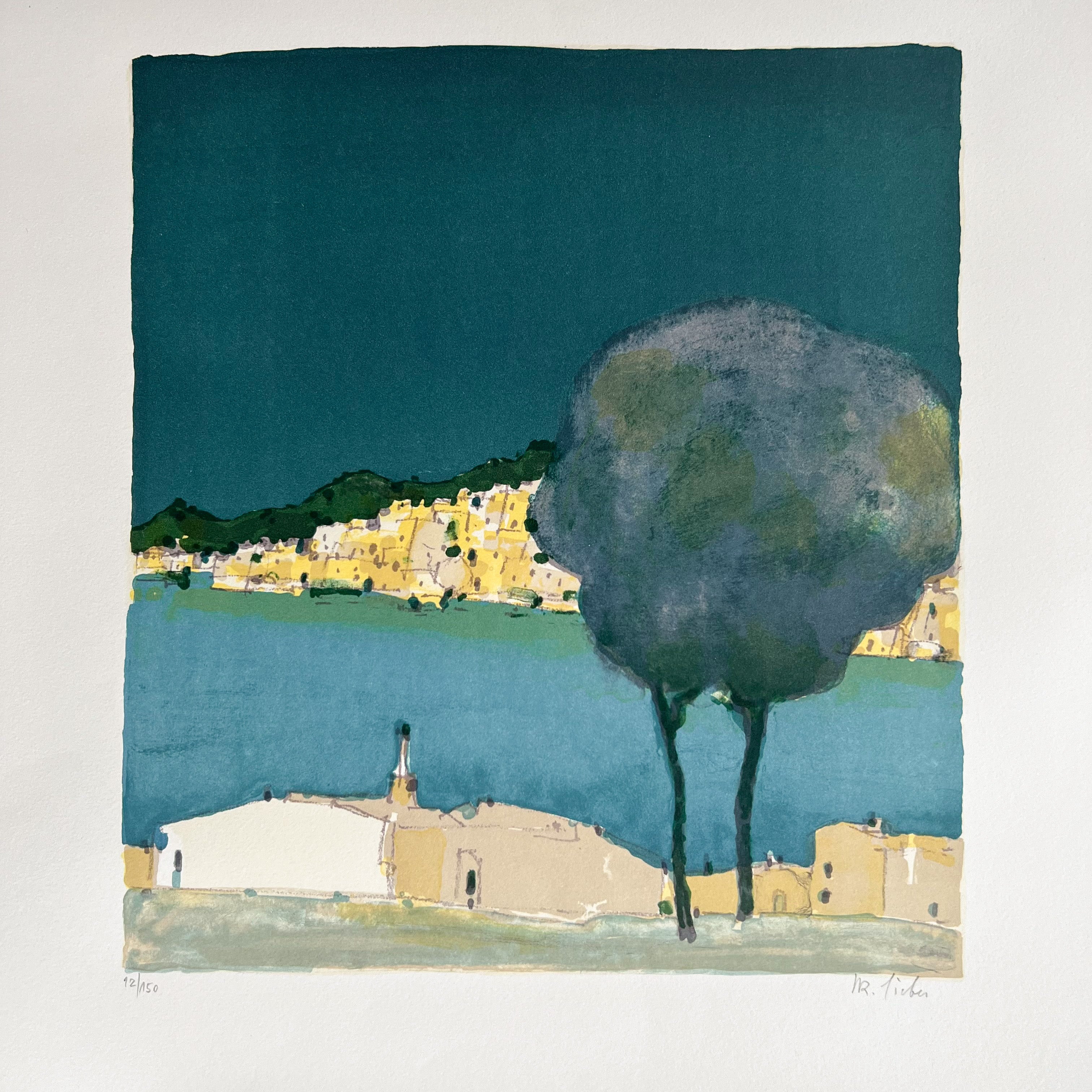Blue Mediterranean Seascape
