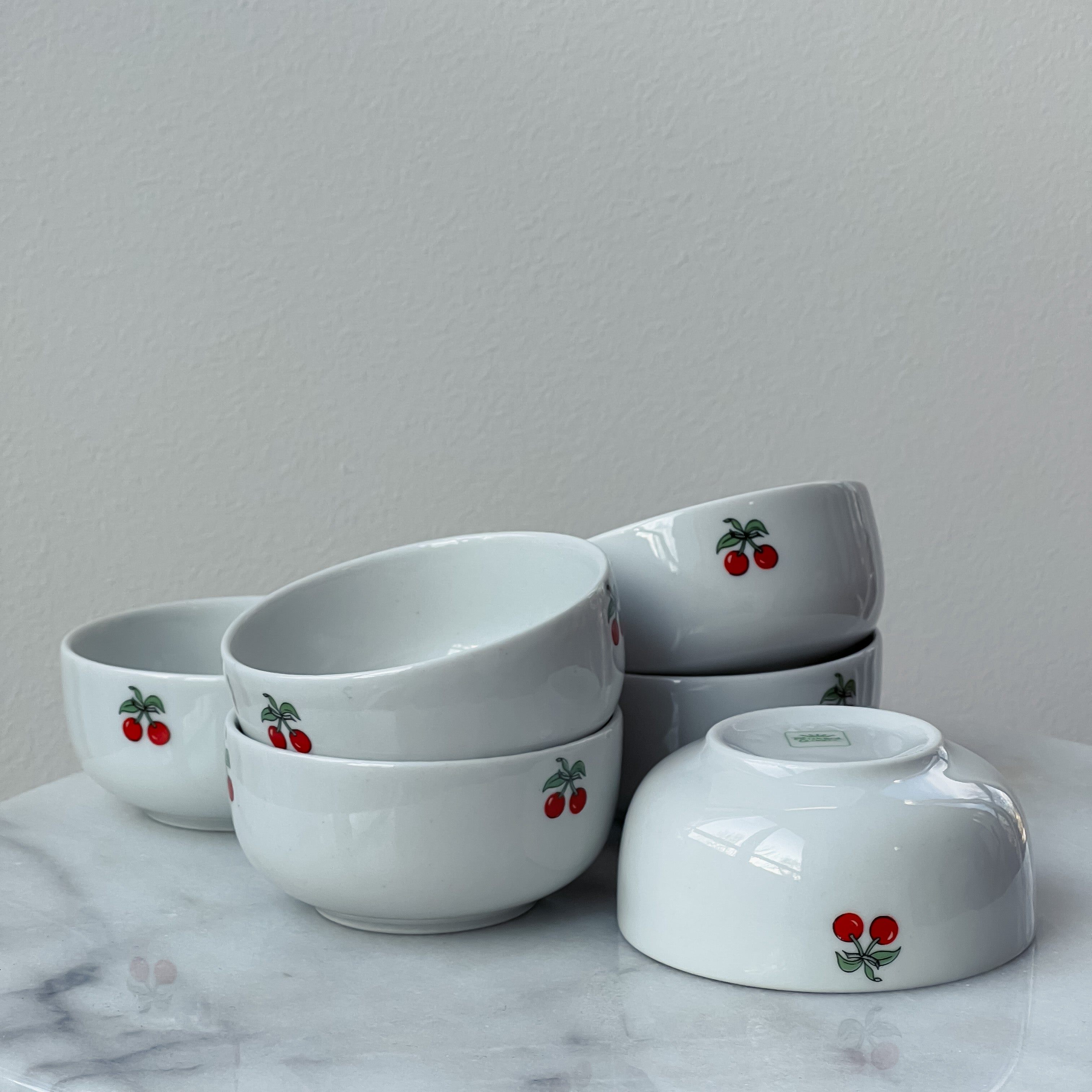 Vintage Cherry Mini Bowls