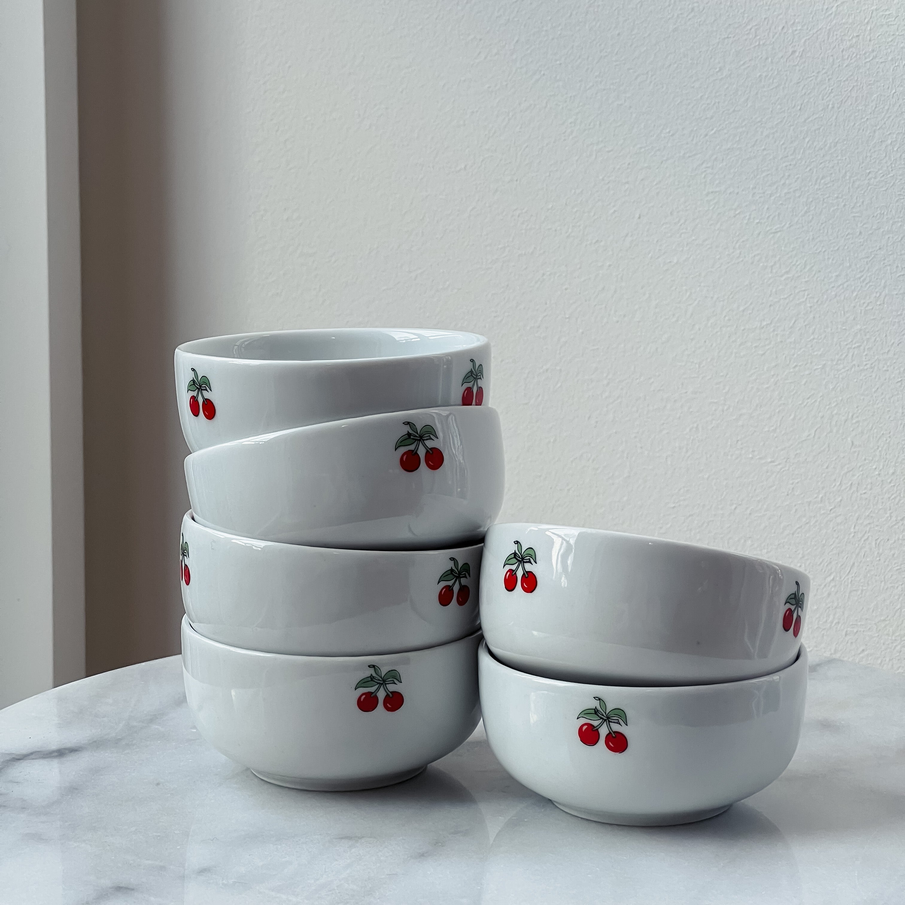 Vintage Cherry Mini Bowls