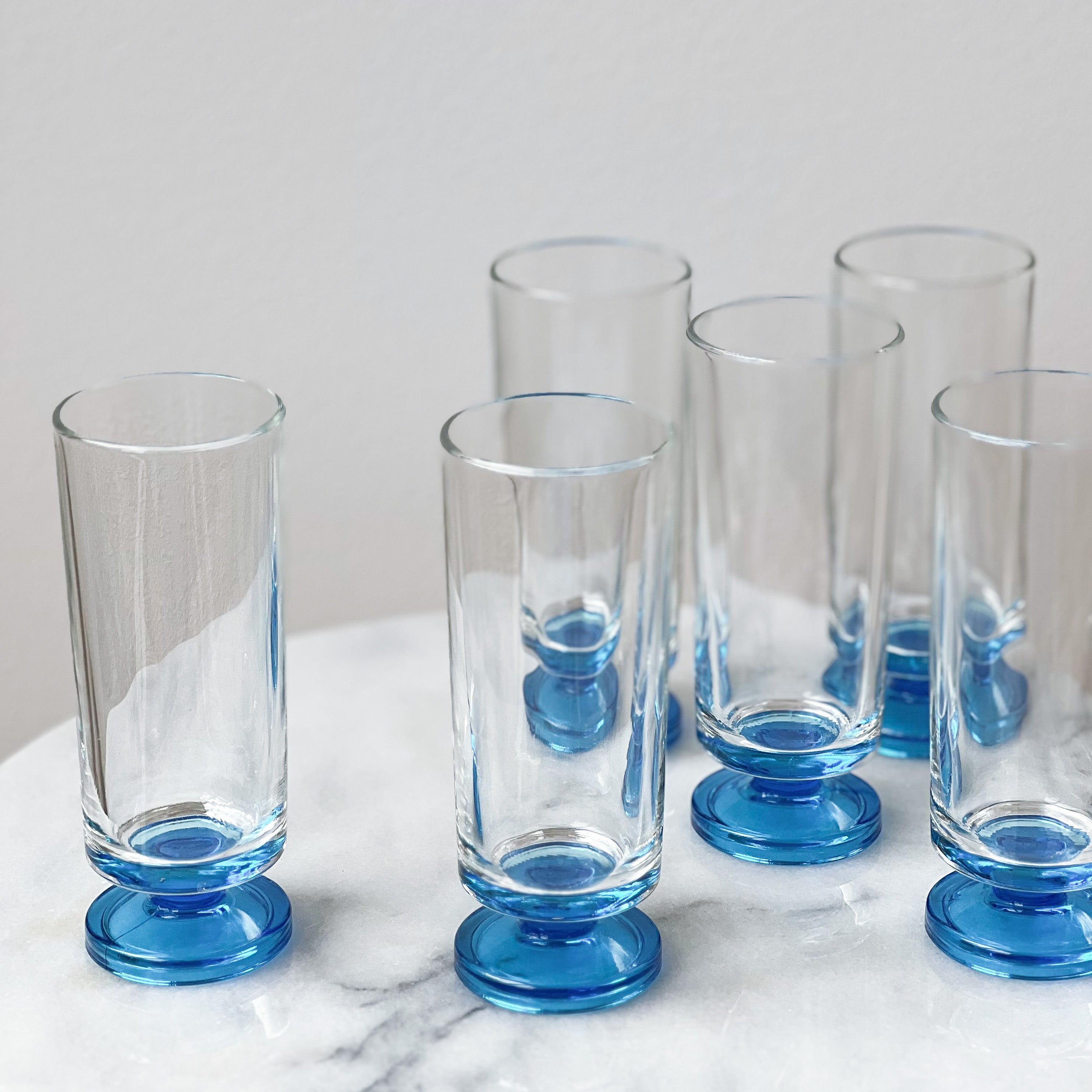 Set 6 Flute Da Champagne Vintage – Capacità 10 Cl, Altezza 182 Mm – Calici Eleganti Per Spumanti E Bollicine